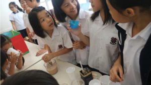 救恩學校去年發明針對糖尿病人而研究的奶茶。